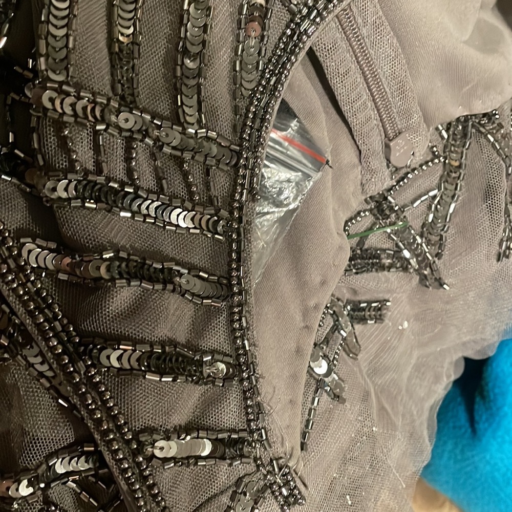 NWTs Adrianna Papell Beaded Sheath Dress - Picture 5 of 5